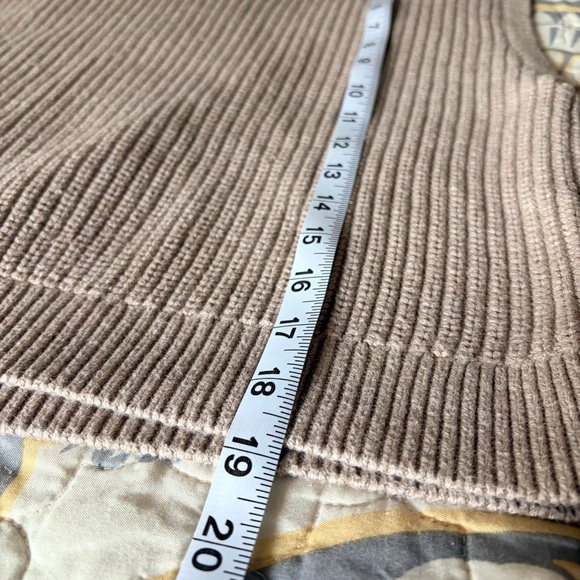 Abercrombie & Fitch Women’s Beige Crewneck Vest Sweater, Cotton Blend, Small - Picture 10 of 11